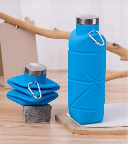 Reusable Foldable Silicone Water Bottle (700Ml)