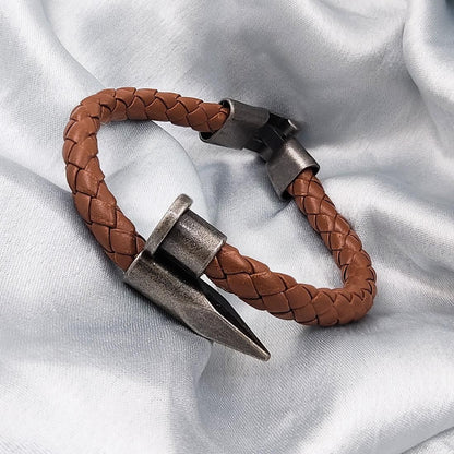 Braided Leather Unisex Bracelet