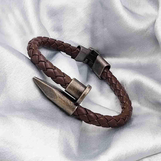 Braided Leather Unisex Bracelet