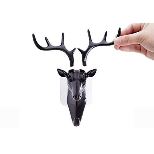 Hanging Hook- Self Adhesive Deer Head Hanging Hook (Pack of 2)