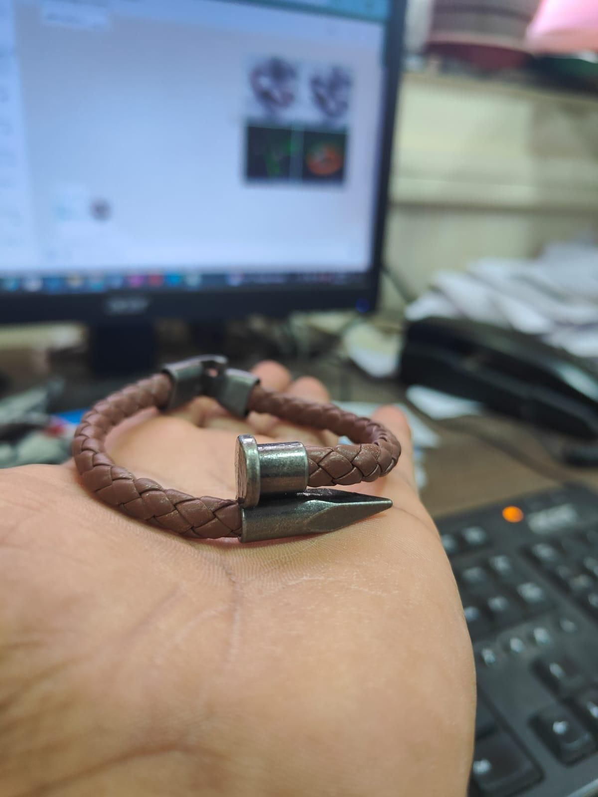 Braided Leather Unisex Bracelet