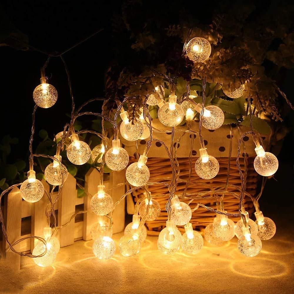 16 LED Crystal Balls String Lights