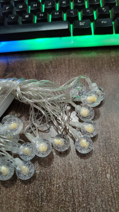 16 LED Crystal Balls String Light