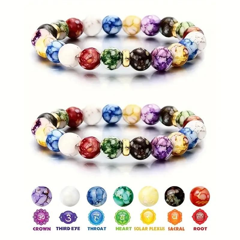 7 Chakra Reiki Bracelet (Pack Of 2)